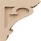 Ekena Millwork 4"W x 8"D x 8"H Classic Mayflower Rough Cedar Woodgrain TimberThane Corbel, Primed Tan CORUR04X08X08MAYRCPR - alternate 2